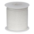 Remington Industries 18 AWG Gauge UL1007 Stranded Topcoat Hook Up Wire, 300V, 0079 Diameter, White, 25 ft Length 18UL1007TPCWHI25